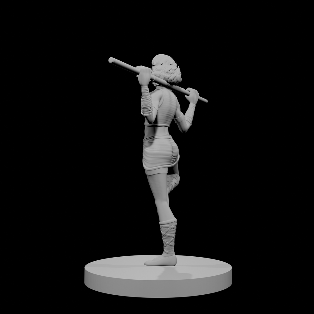 Human Female Monk 3