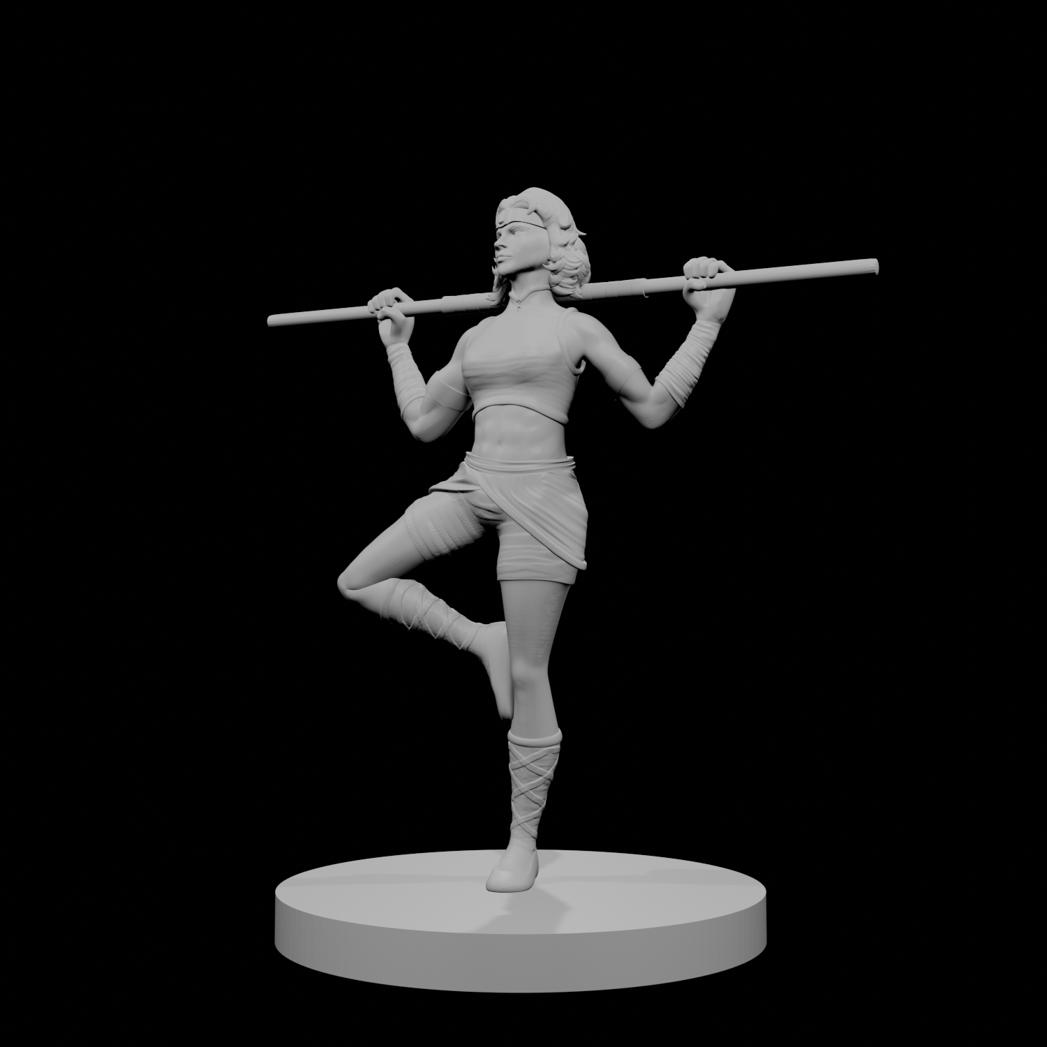 Human Female Monk 3