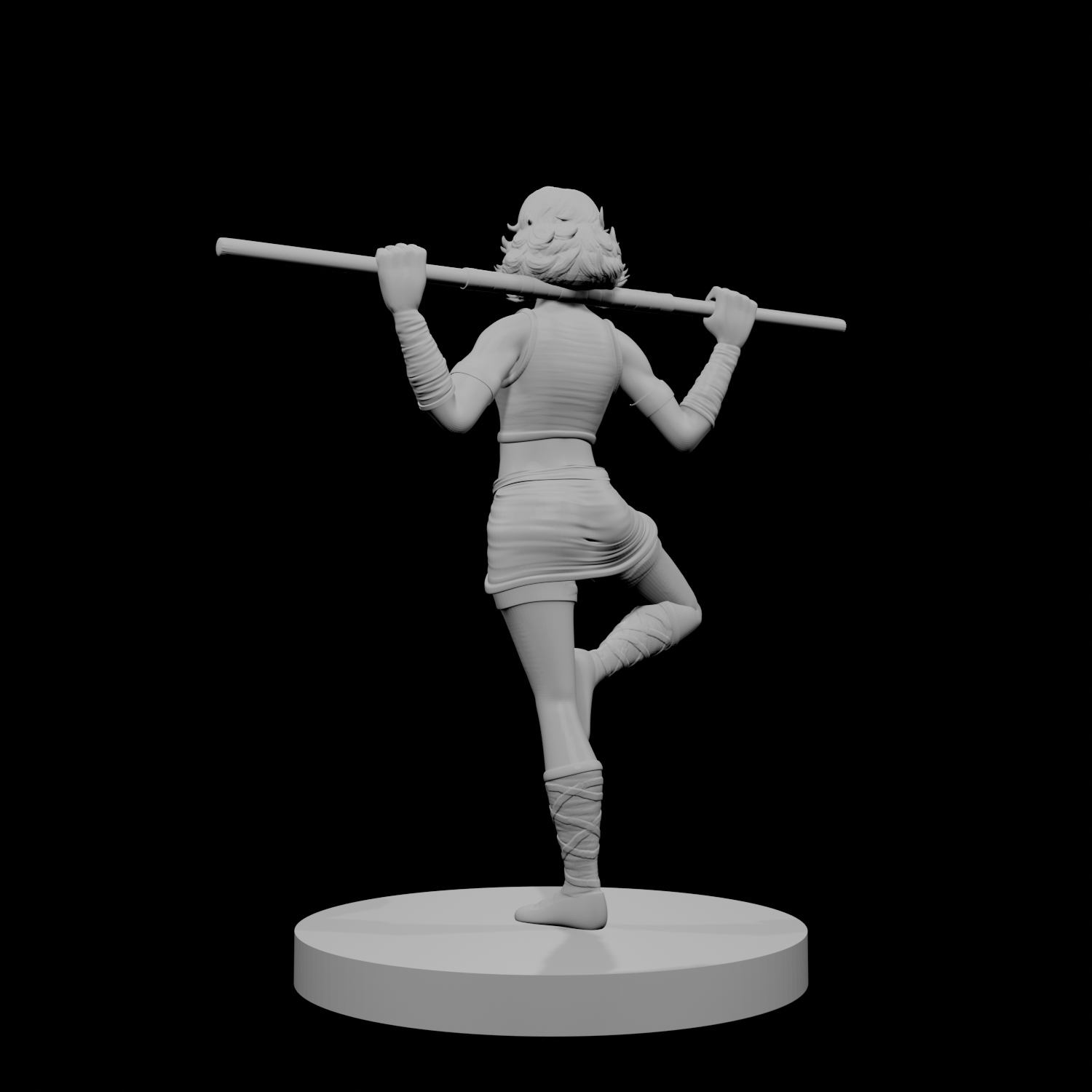 Human Female Monk 3