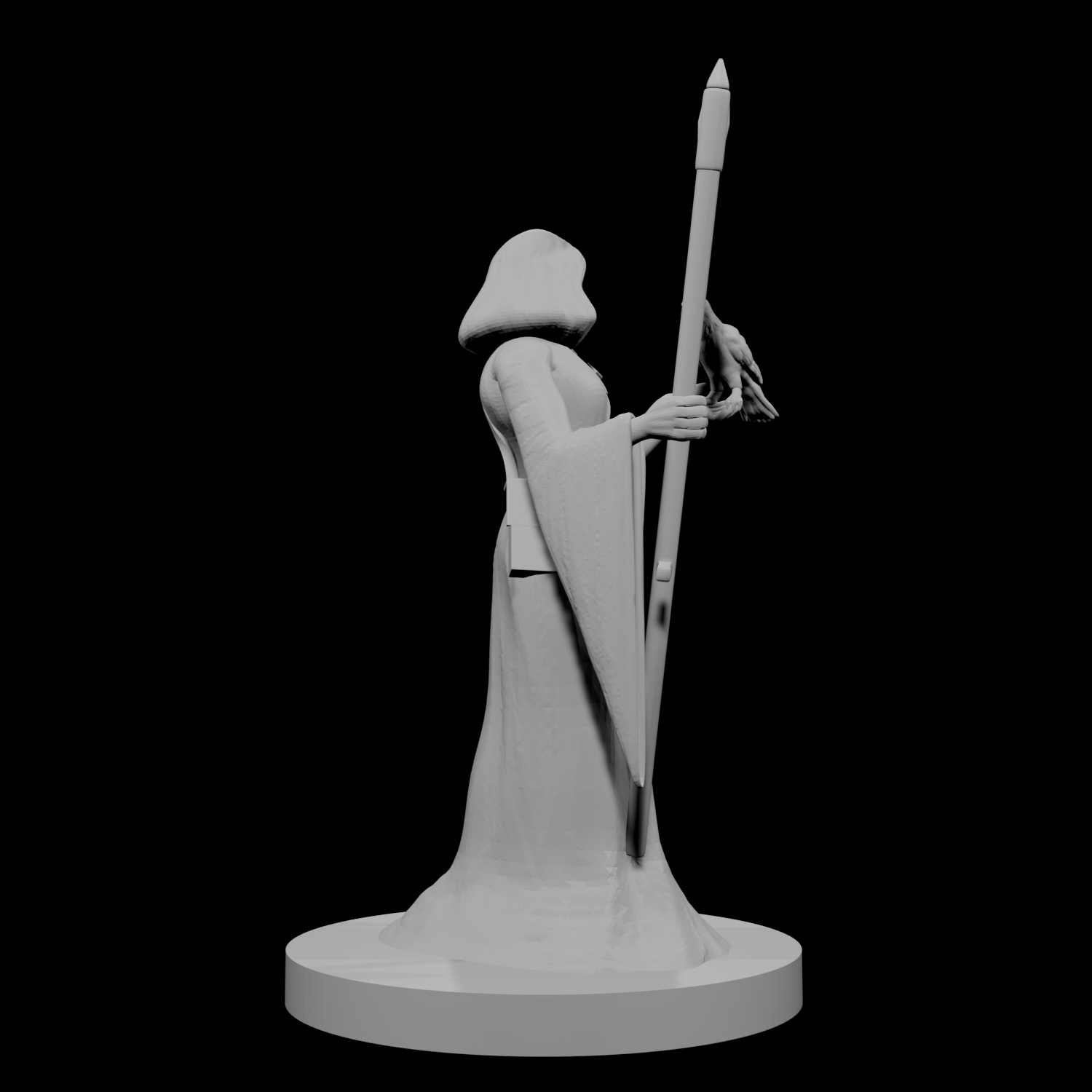 Human Female Necromancer Wizard