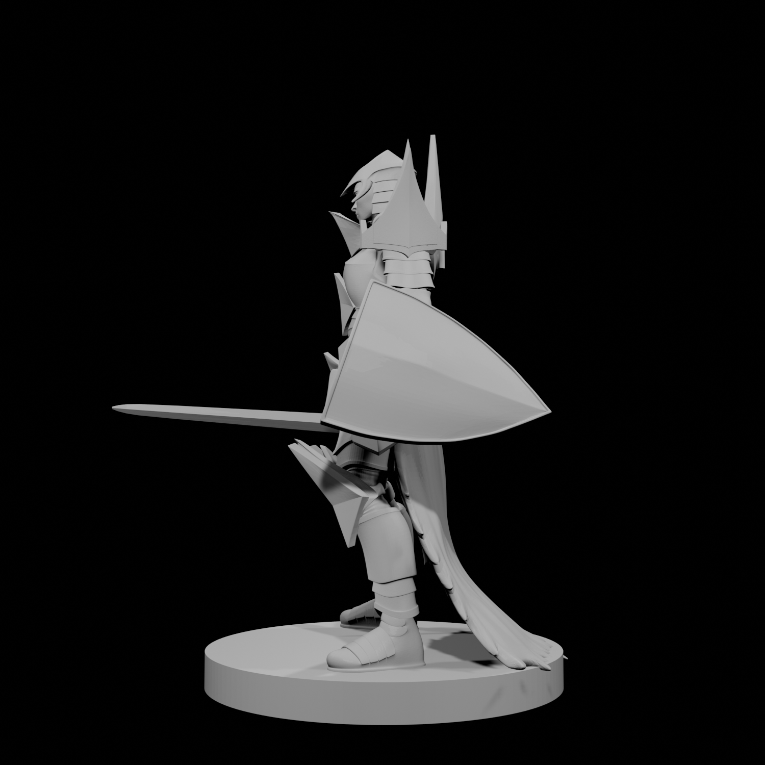 Human Female Paladin 3