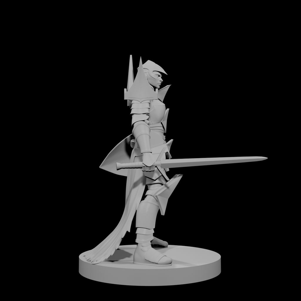 Human Female Paladin 3