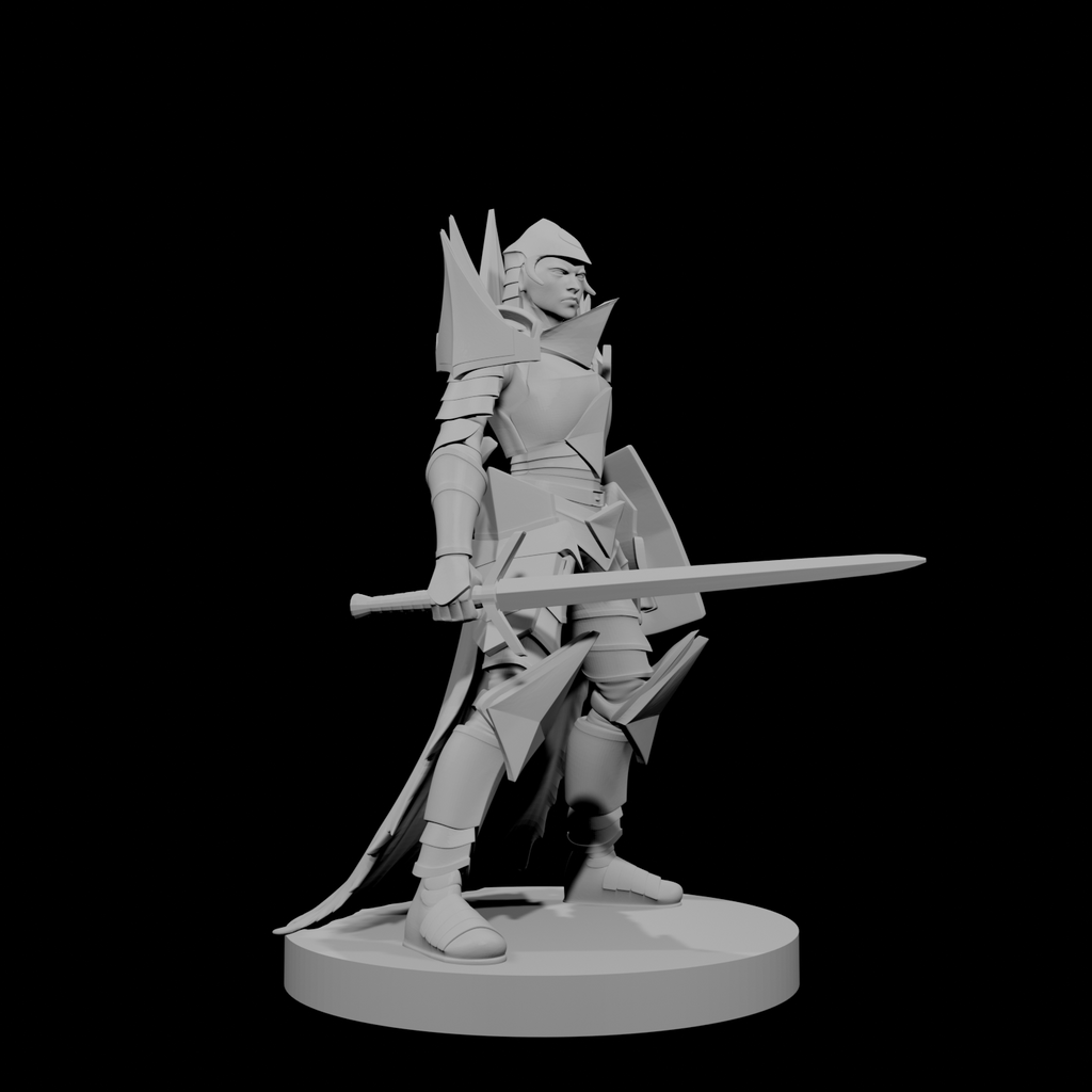 Human Female Paladin 3