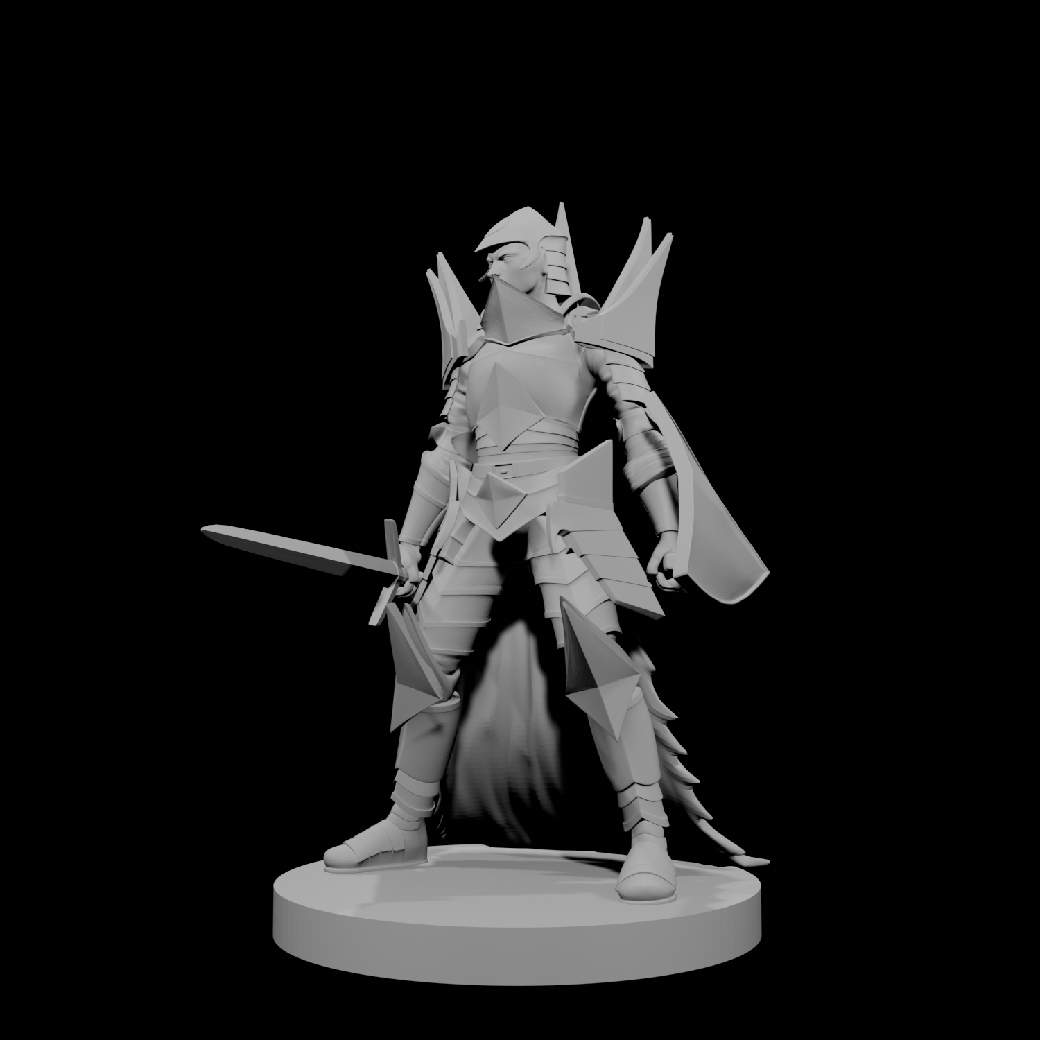 Human Female Paladin 3