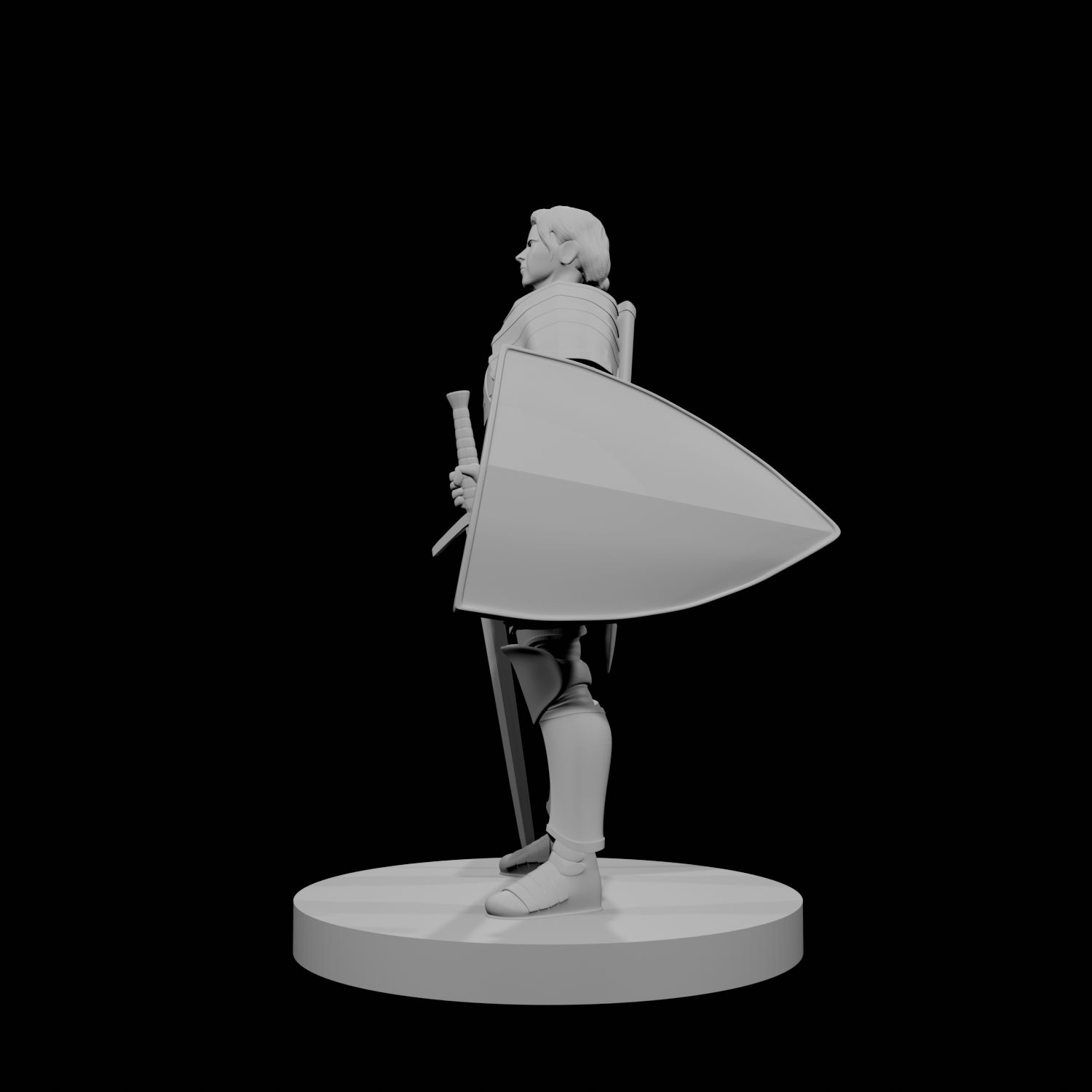 Human Female Paladin 4