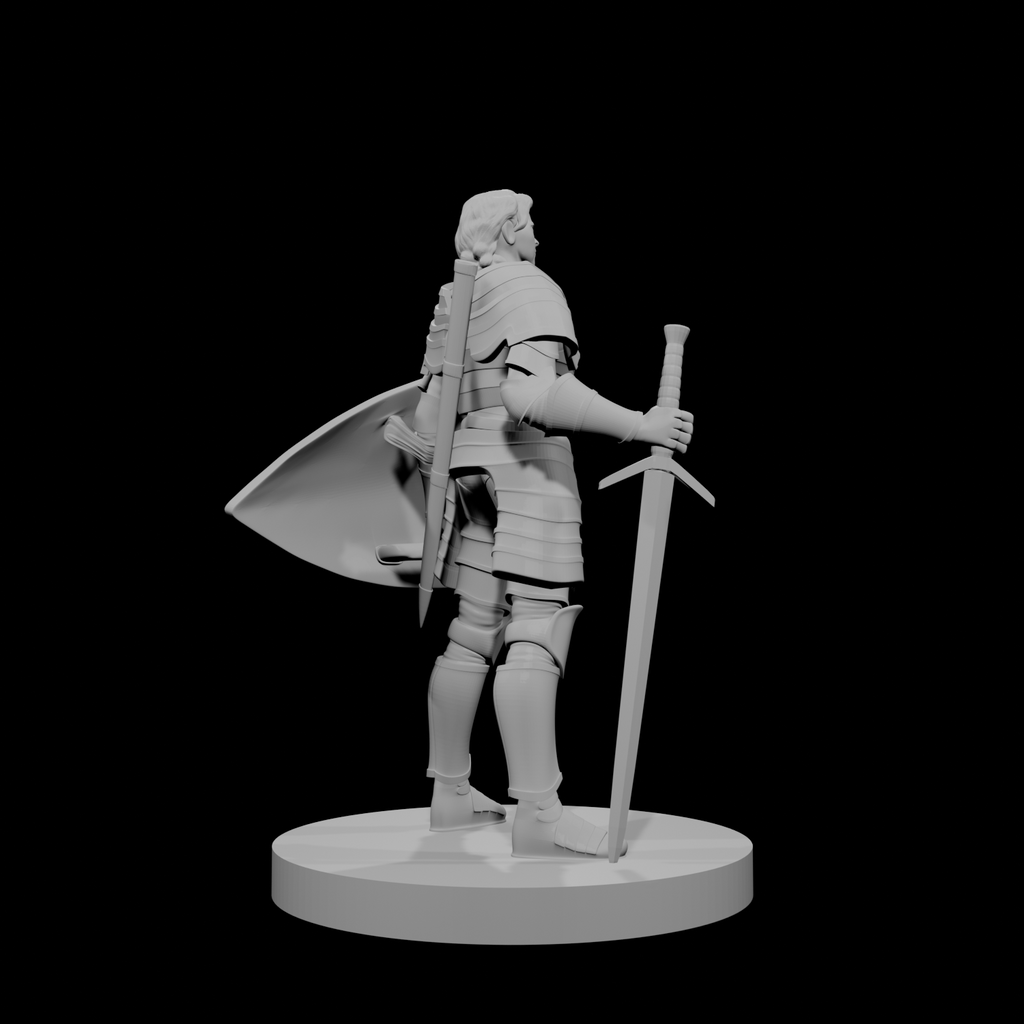 Human Female Paladin 4