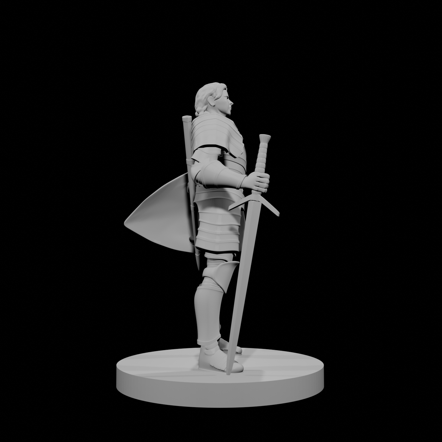 Human Female Paladin 4