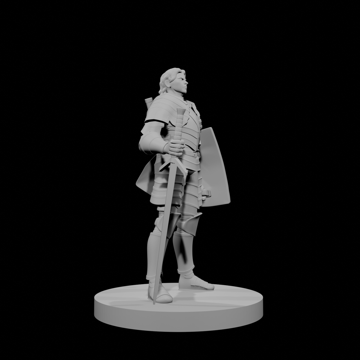 Human Female Paladin 4