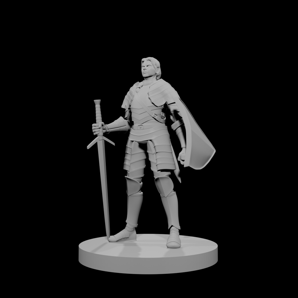 Human Female Paladin 4