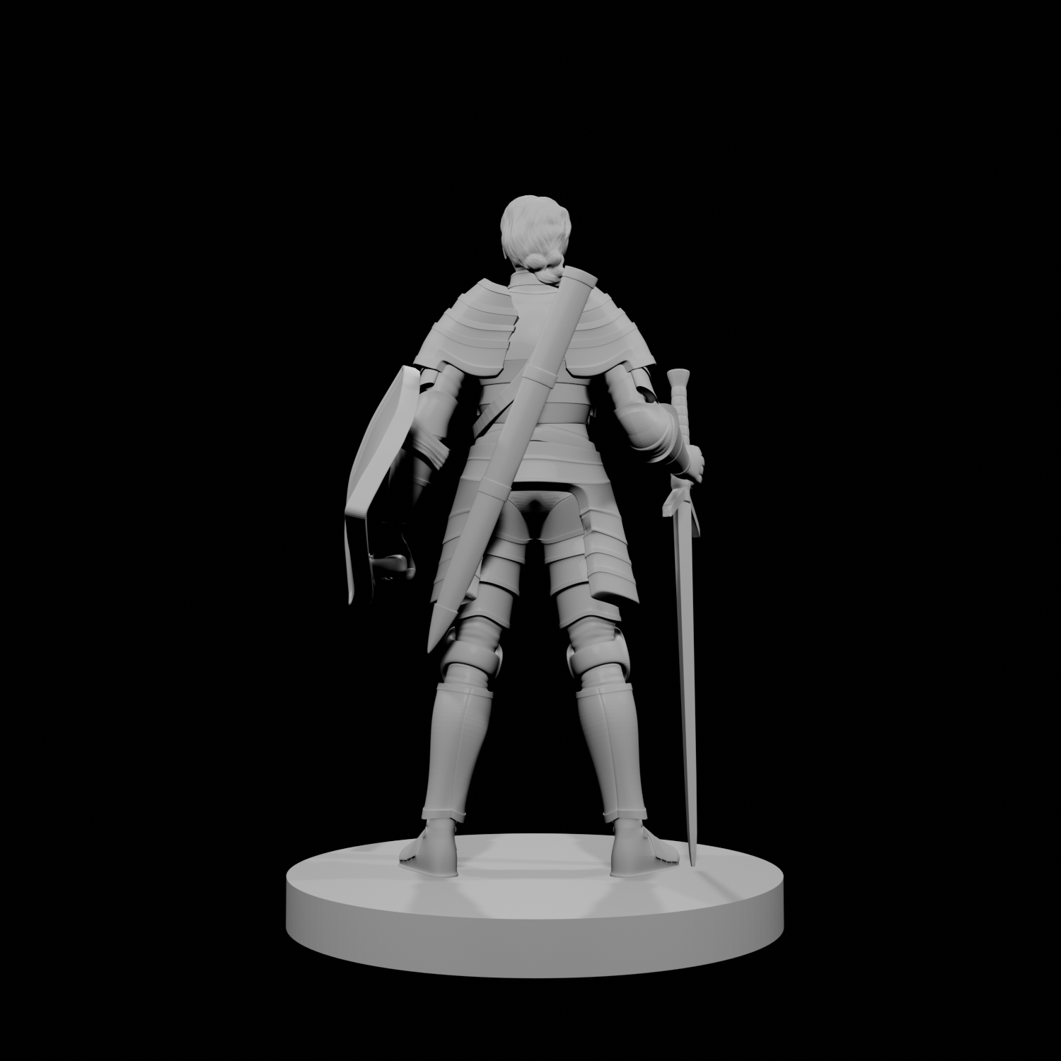 Human Female Paladin 4