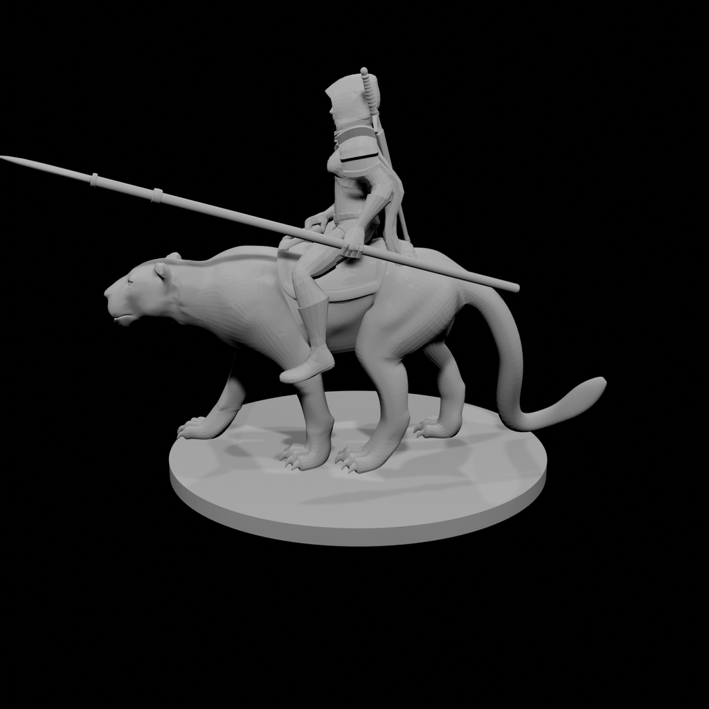 Human Female Ranger with Panther