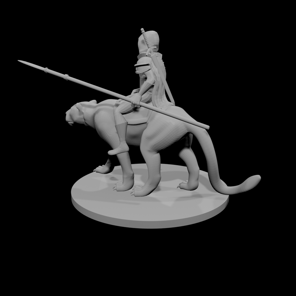 Human Female Ranger with Panther