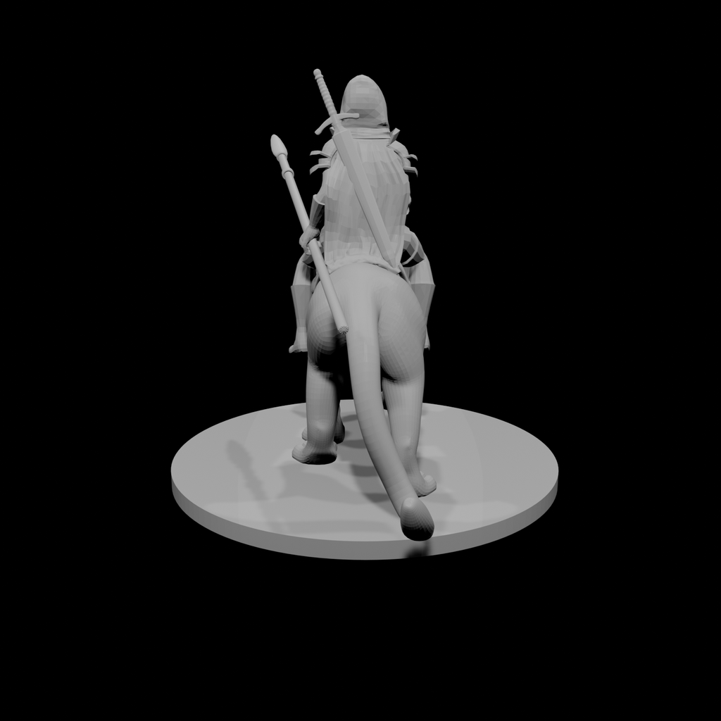 Human Female Ranger with Panther