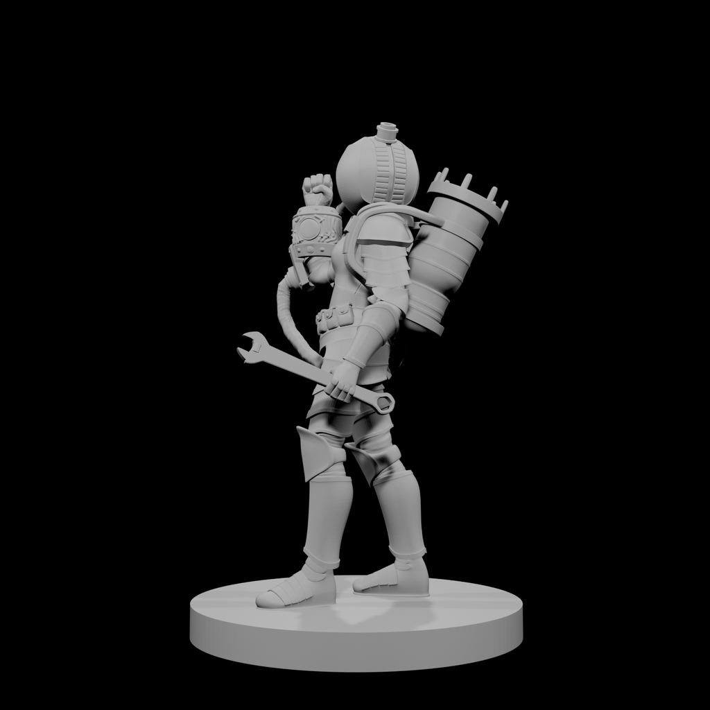 Human Female Underwater Armorer Artificer