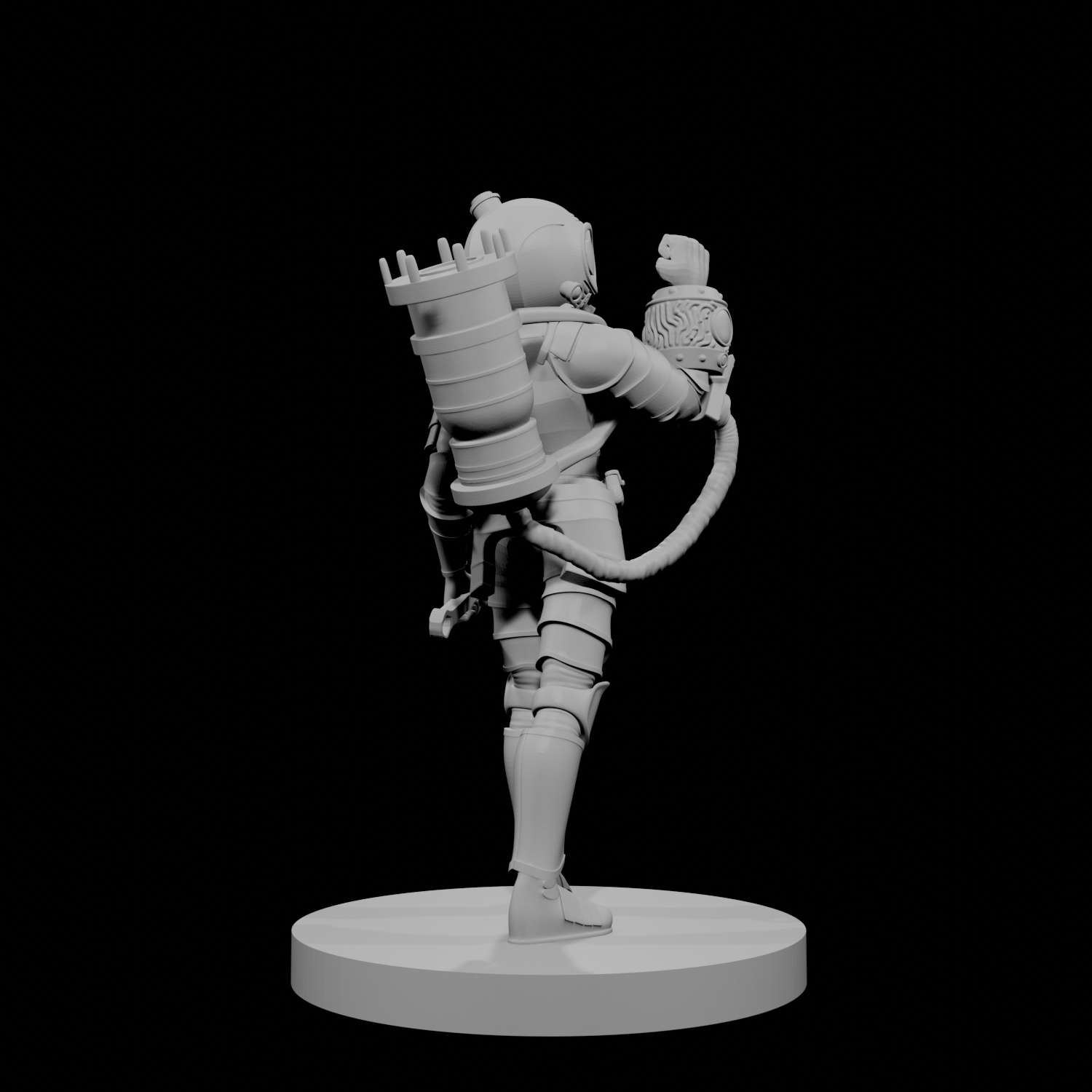 Human Female Underwater Armorer Artificer