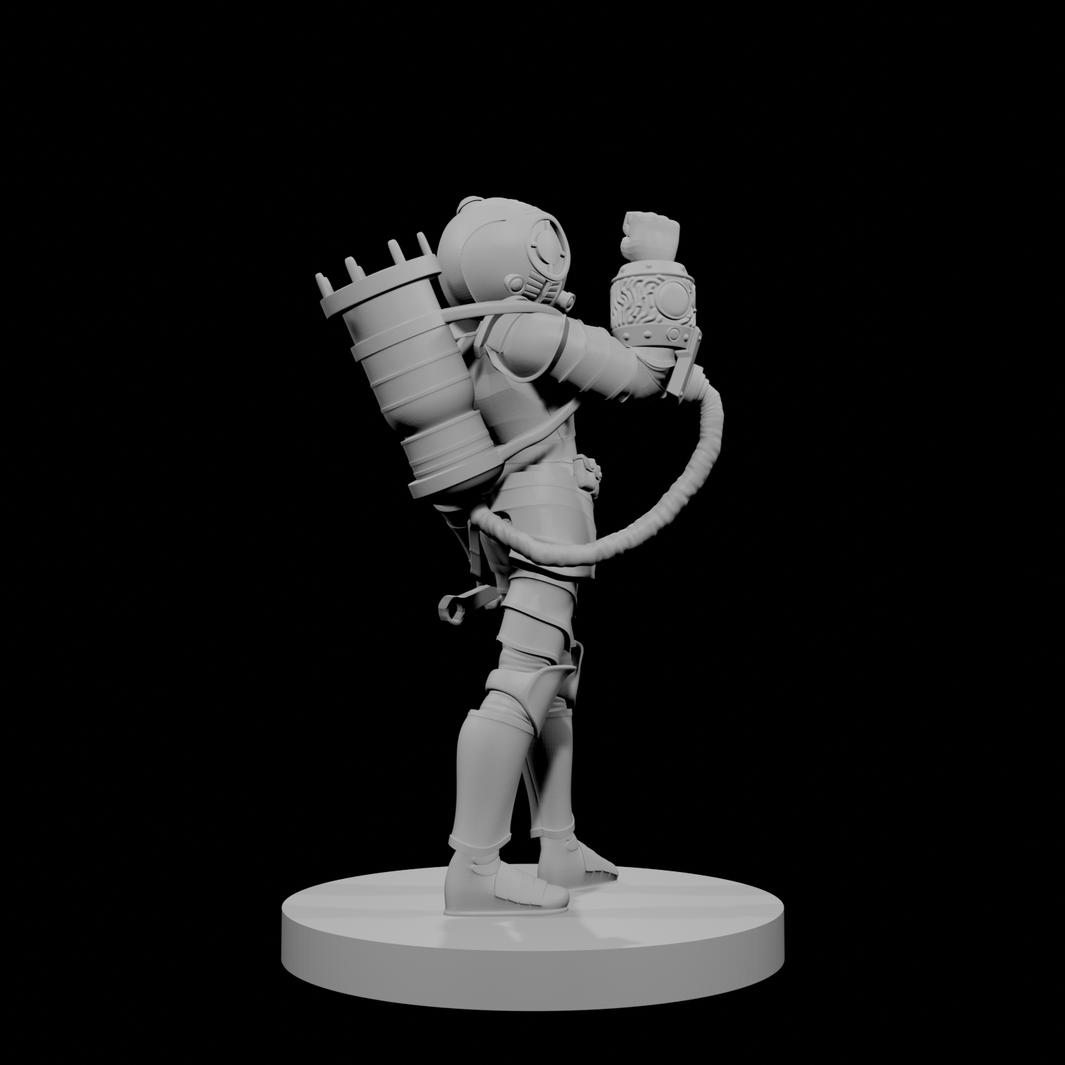 Human Female Underwater Armorer Artificer