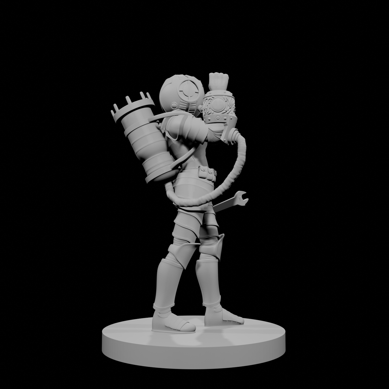 Human Female Underwater Armorer Artificer