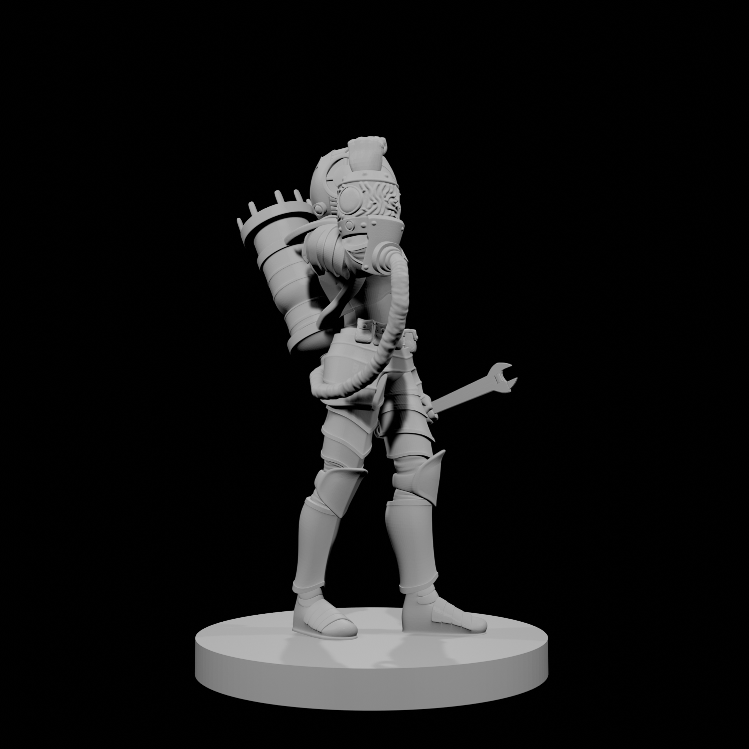 Human Female Underwater Armorer Artificer