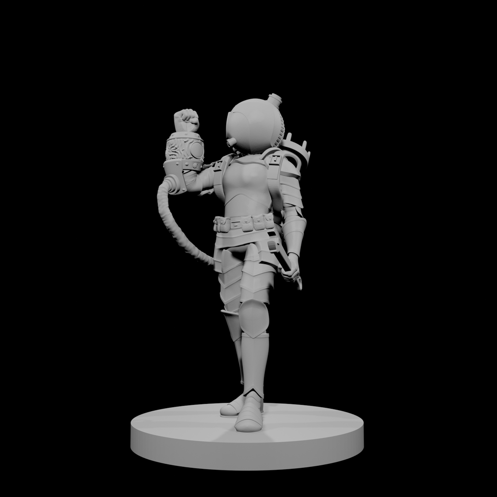 Human Female Underwater Armorer Artificer