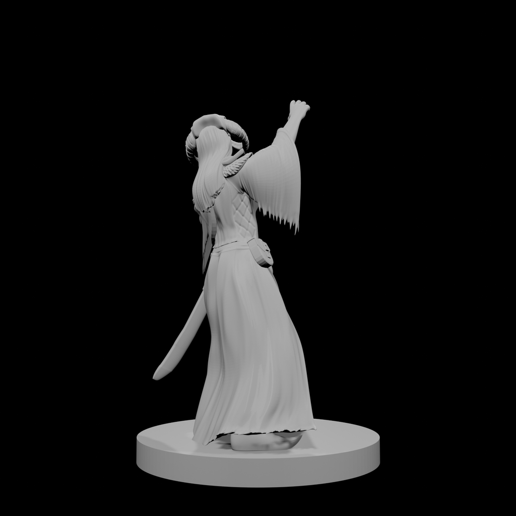Human Female Warlock of the Fiend