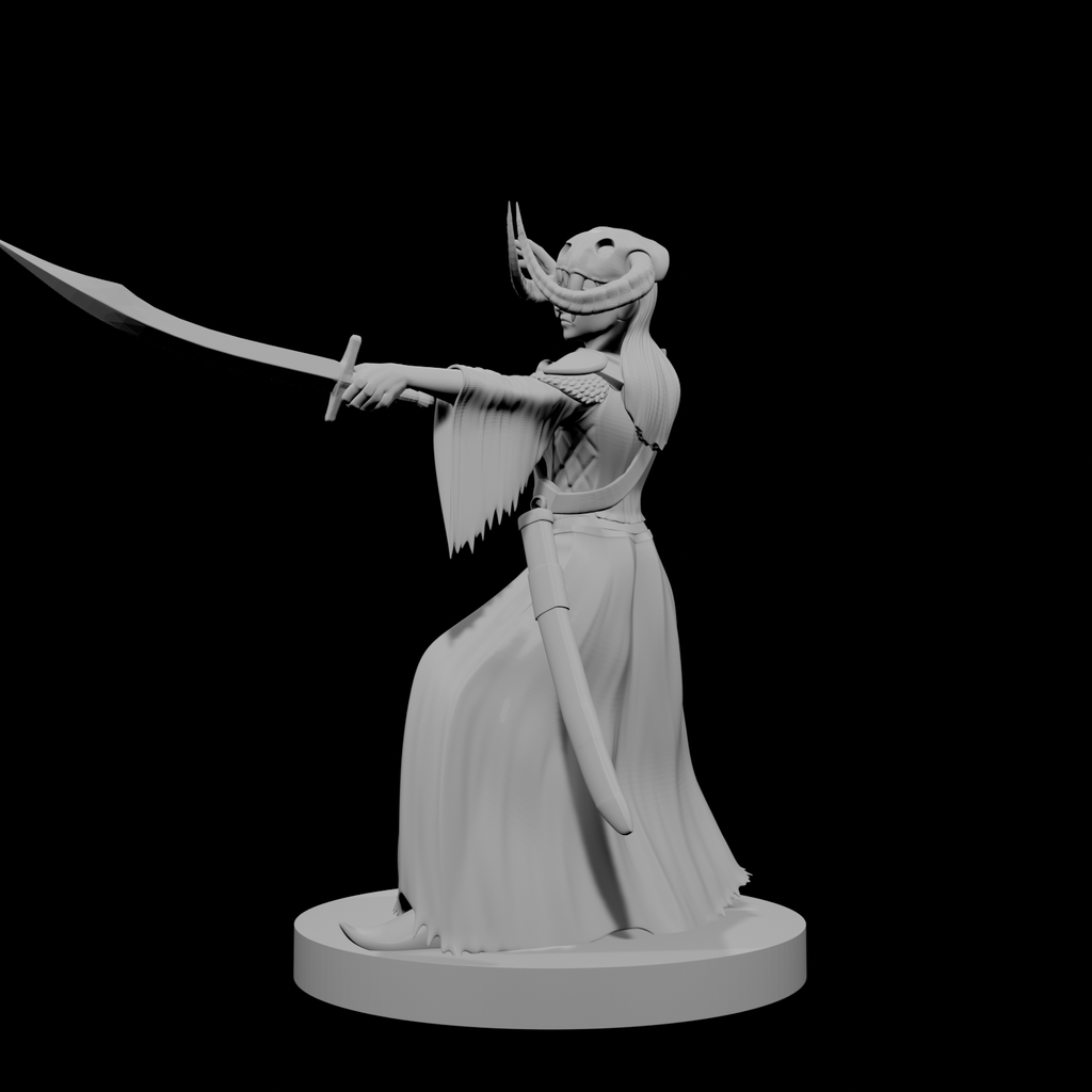 Human Female Warlock of the Fiend