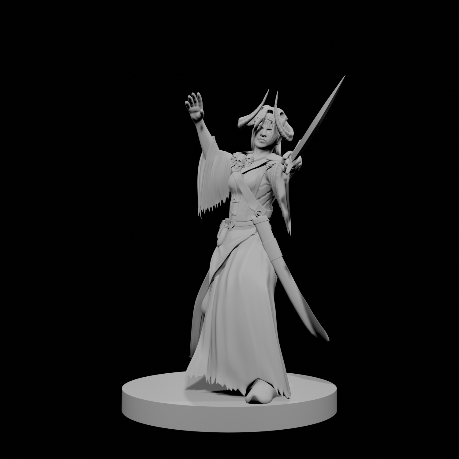 Human Female Warlock of the Fiend