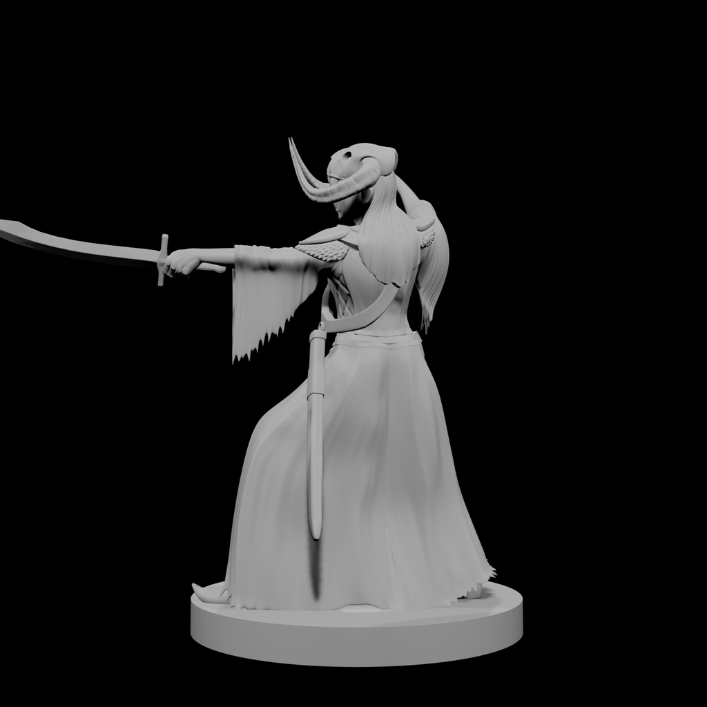 Human Female Warlock of the Fiend