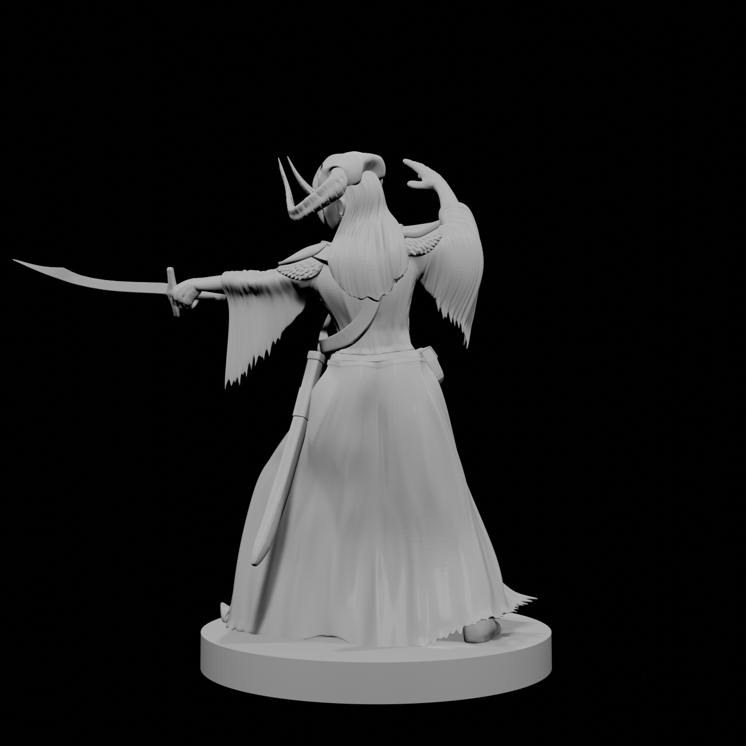 Human Female Warlock of the Fiend