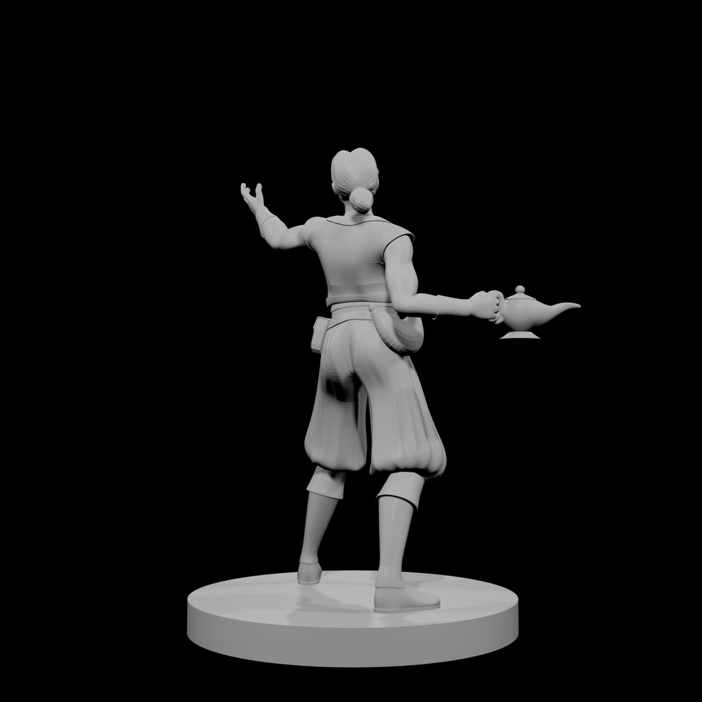 Human Female Warlock of the Genie