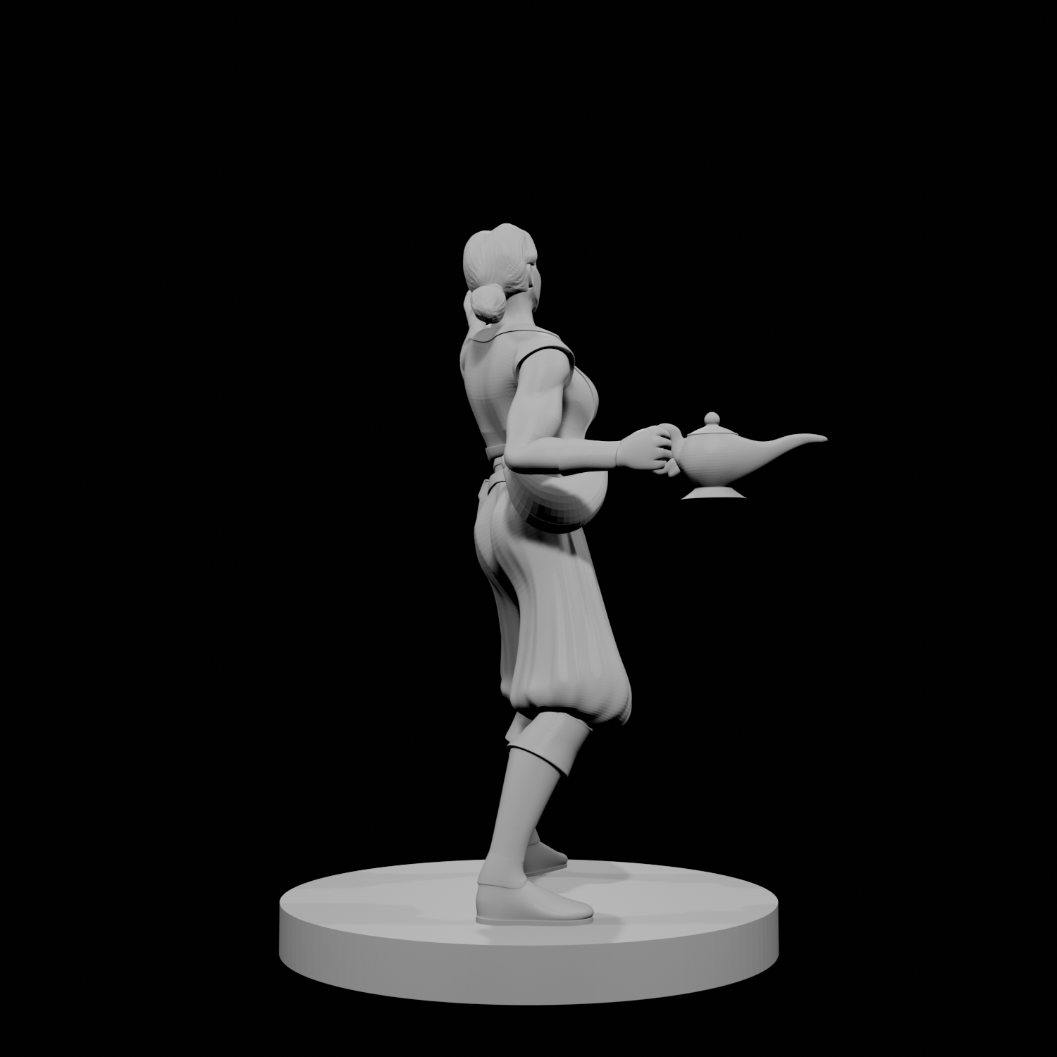 Human Female Warlock of the Genie