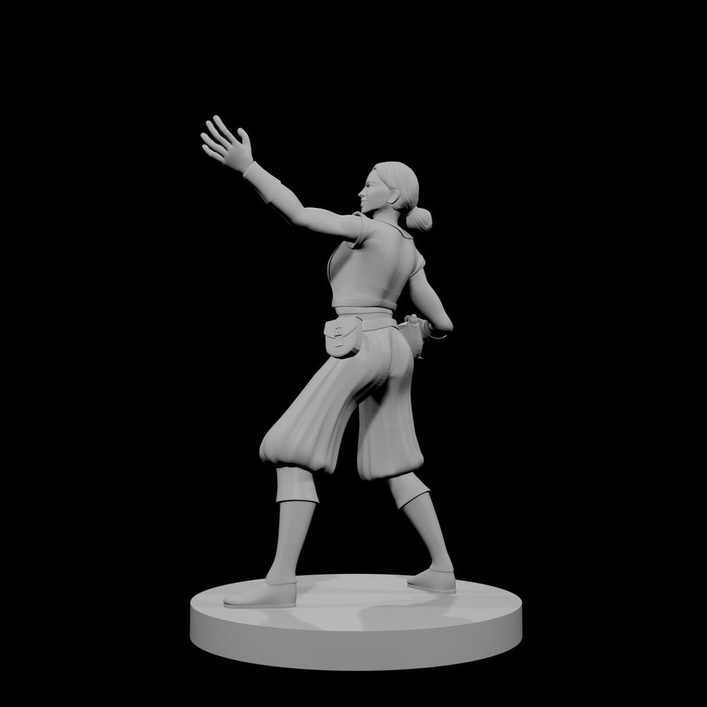 Human Female Warlock of the Genie