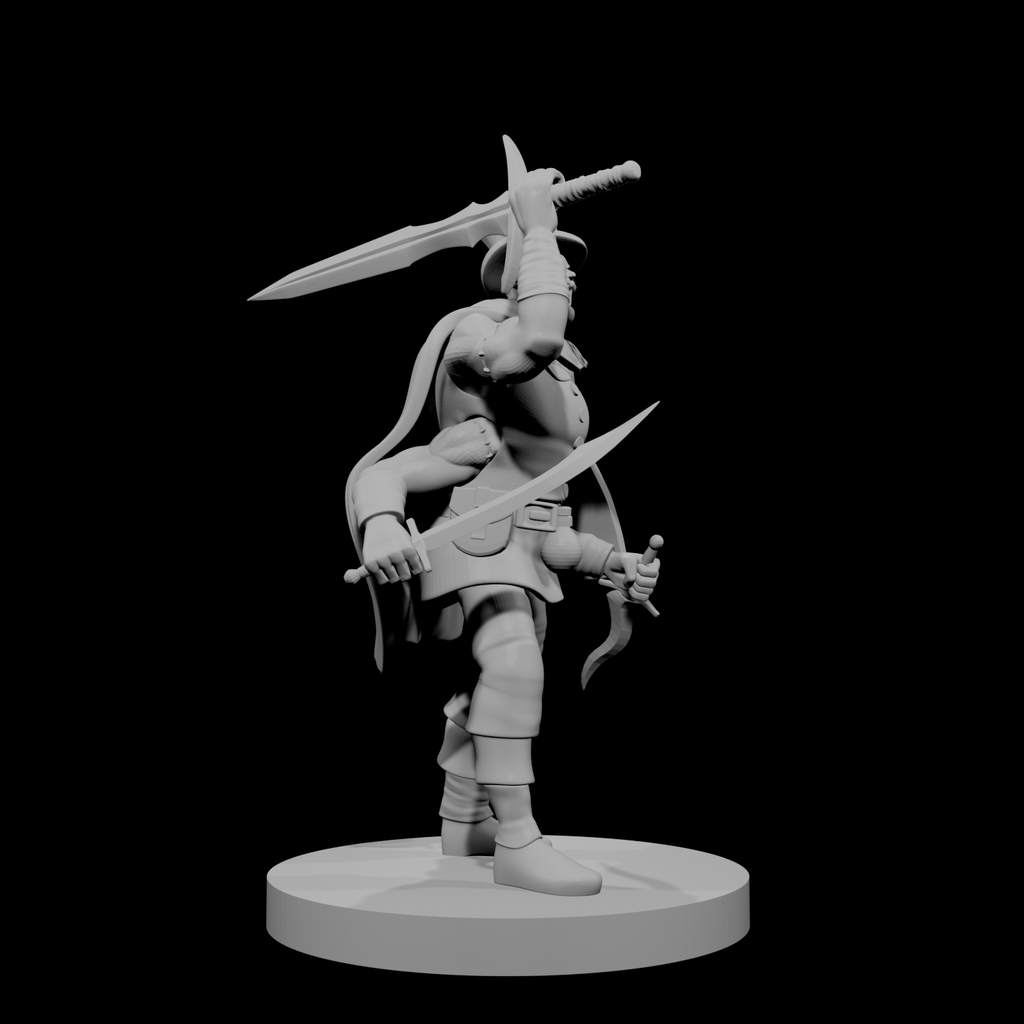 Human Fighter Classy with Undead Grafted Arms