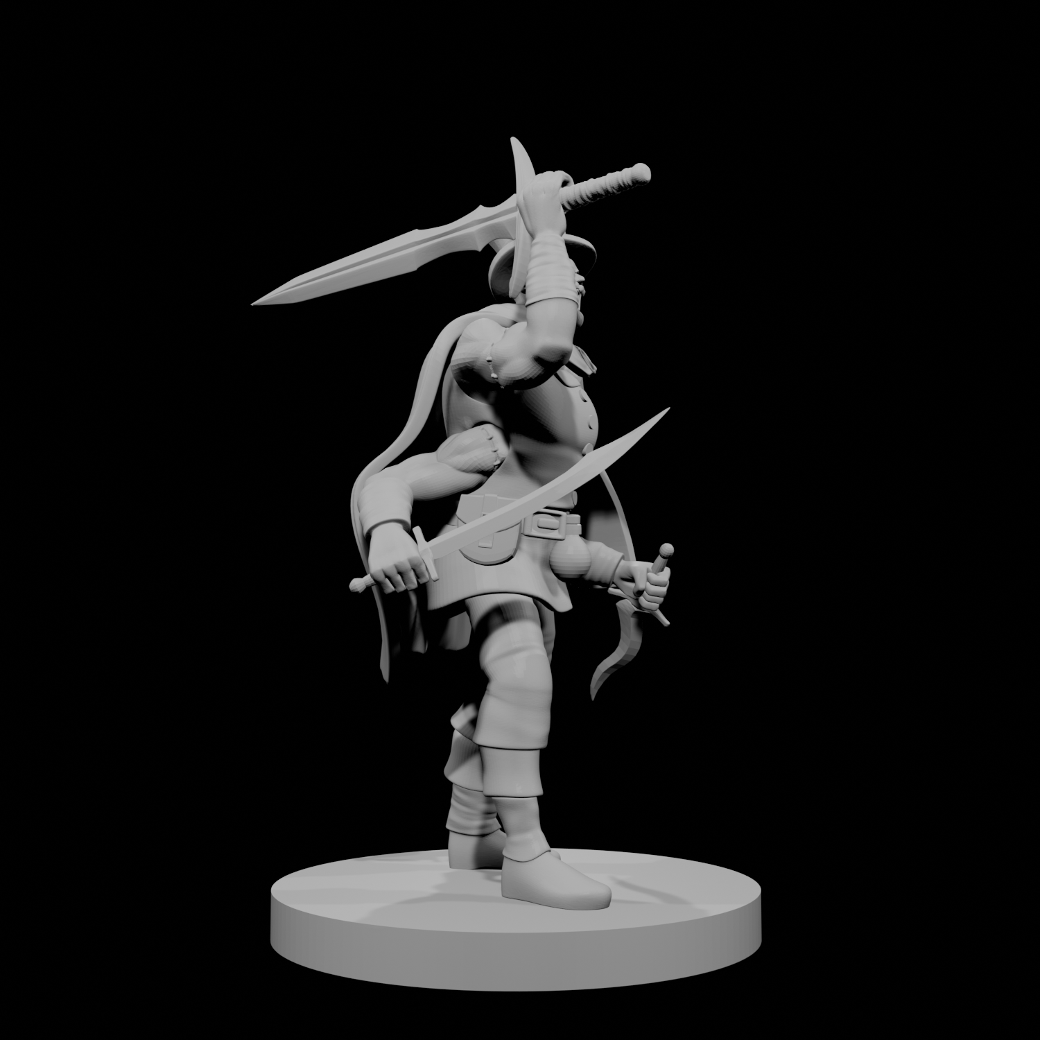 Human Fighter Classy with Undead Grafted Arms