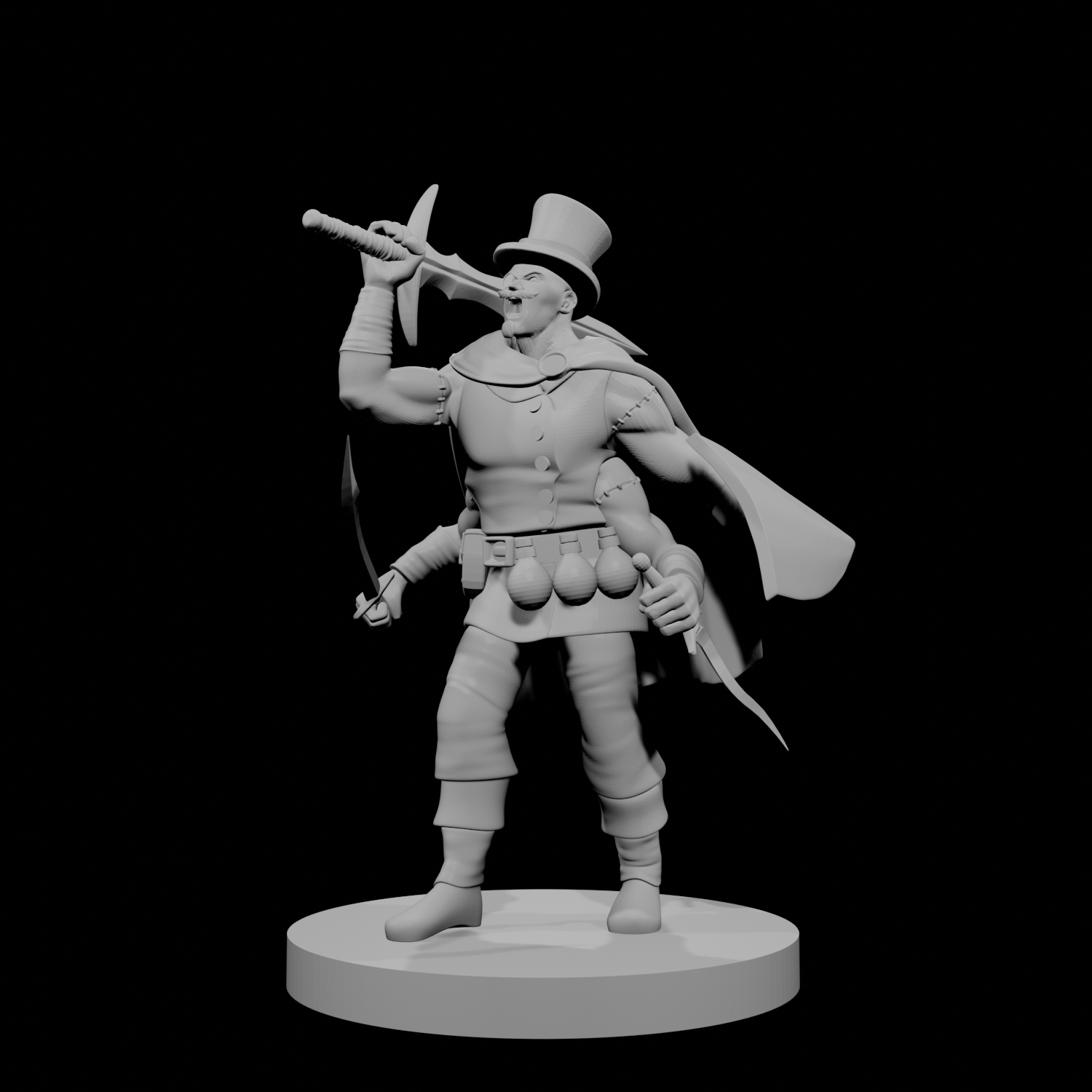 Human Fighter Classy with Undead Grafted Arms
