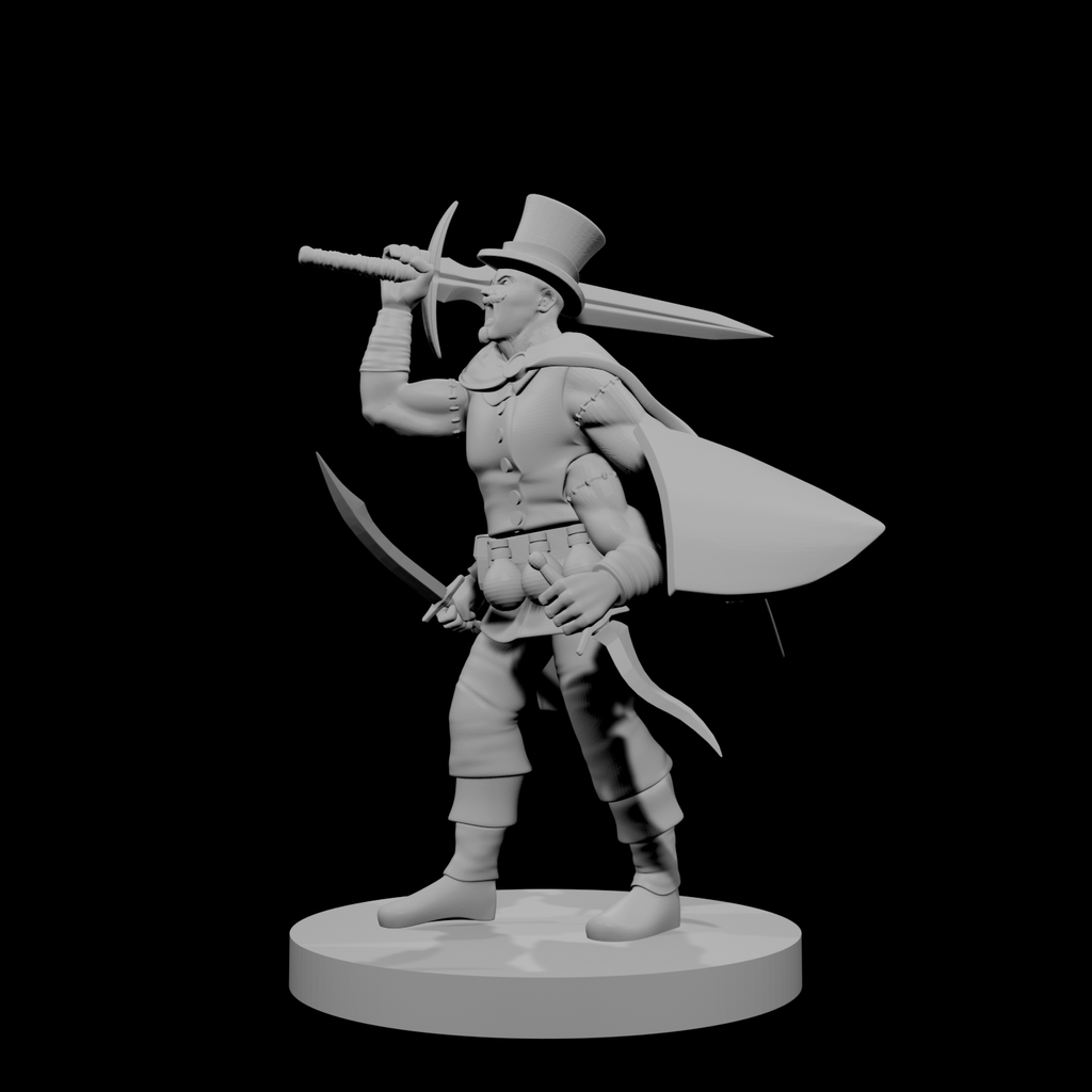 Human Fighter Classy with Undead Grafted Arms