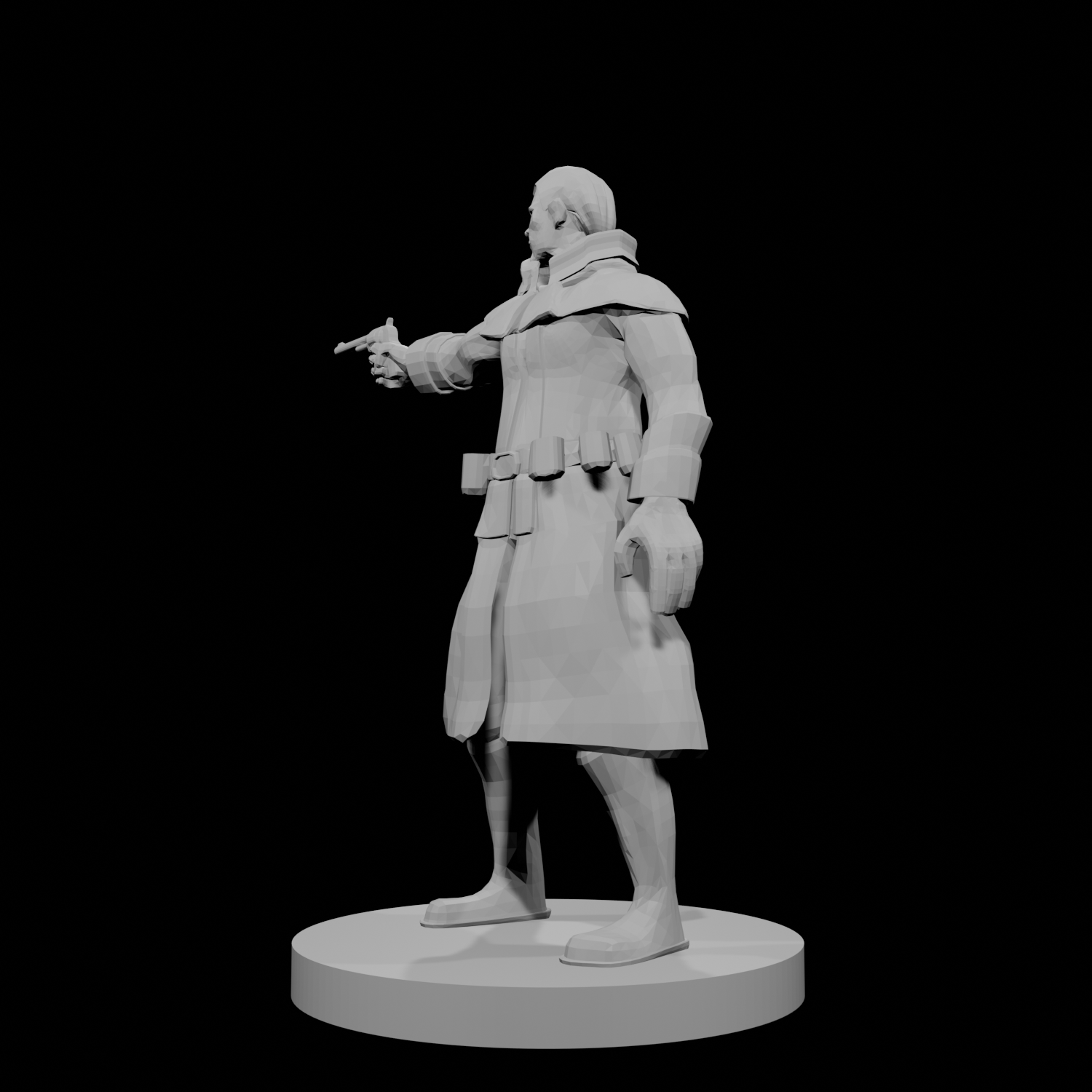 Human Gunslinger One Pistol Male 2