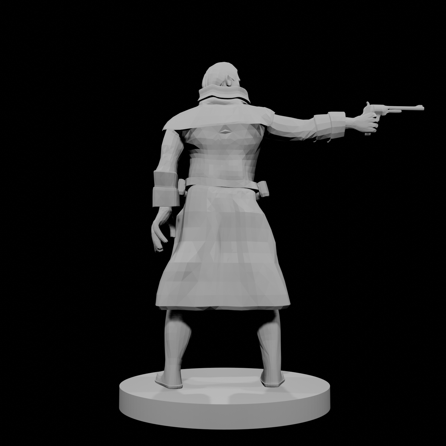 Human Gunslinger One Pistol Male 2