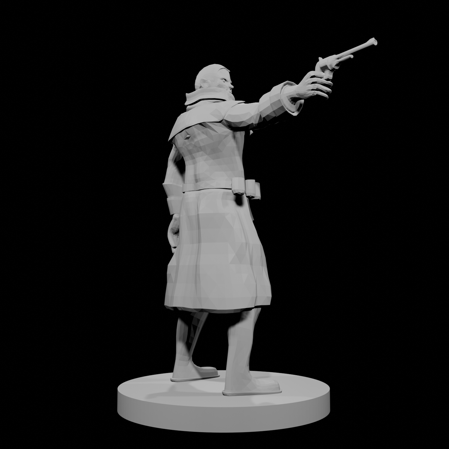 Human Gunslinger One Pistol Male 2