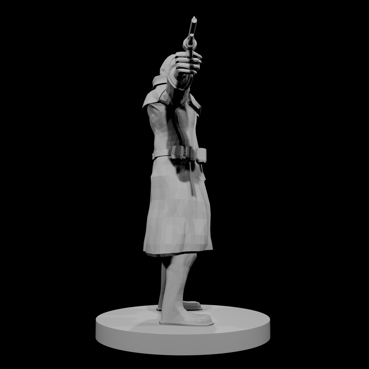 Human Gunslinger One Pistol Male 2