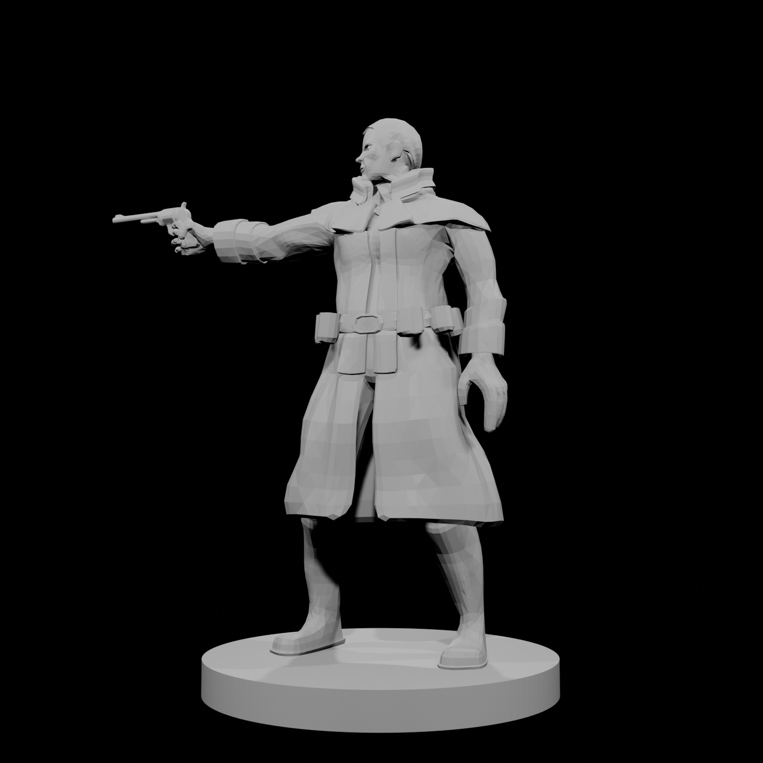 Human Gunslinger One Pistol Male 2