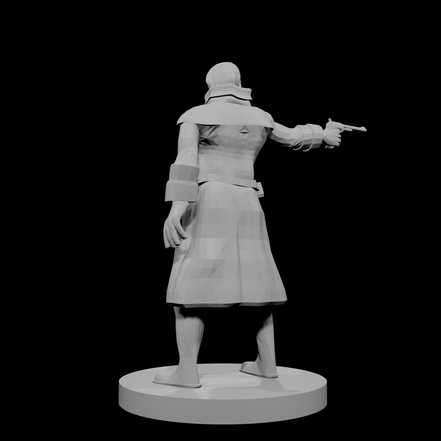 Human Gunslinger One Pistol Male 2