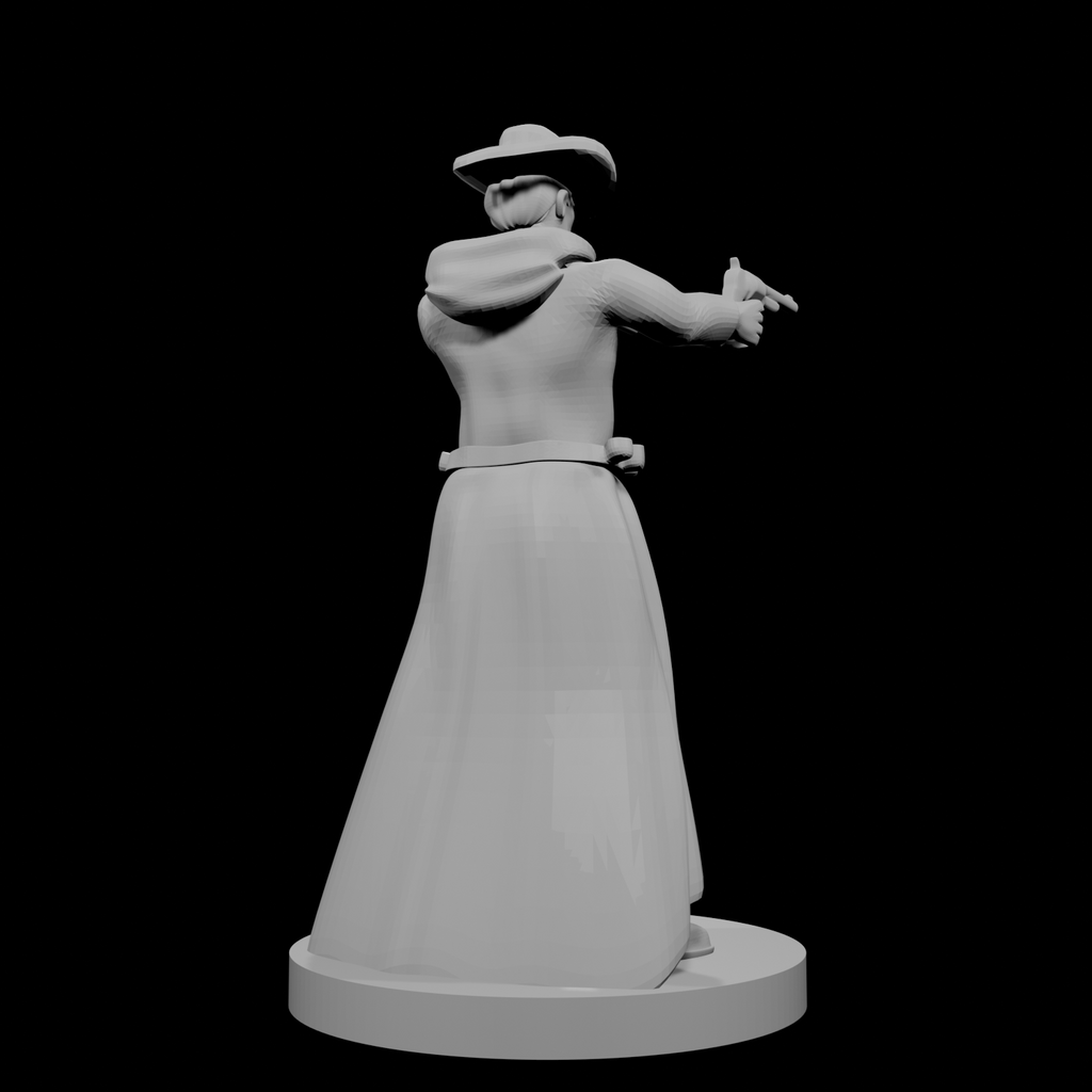 Human Gunslinger two Pistols Male