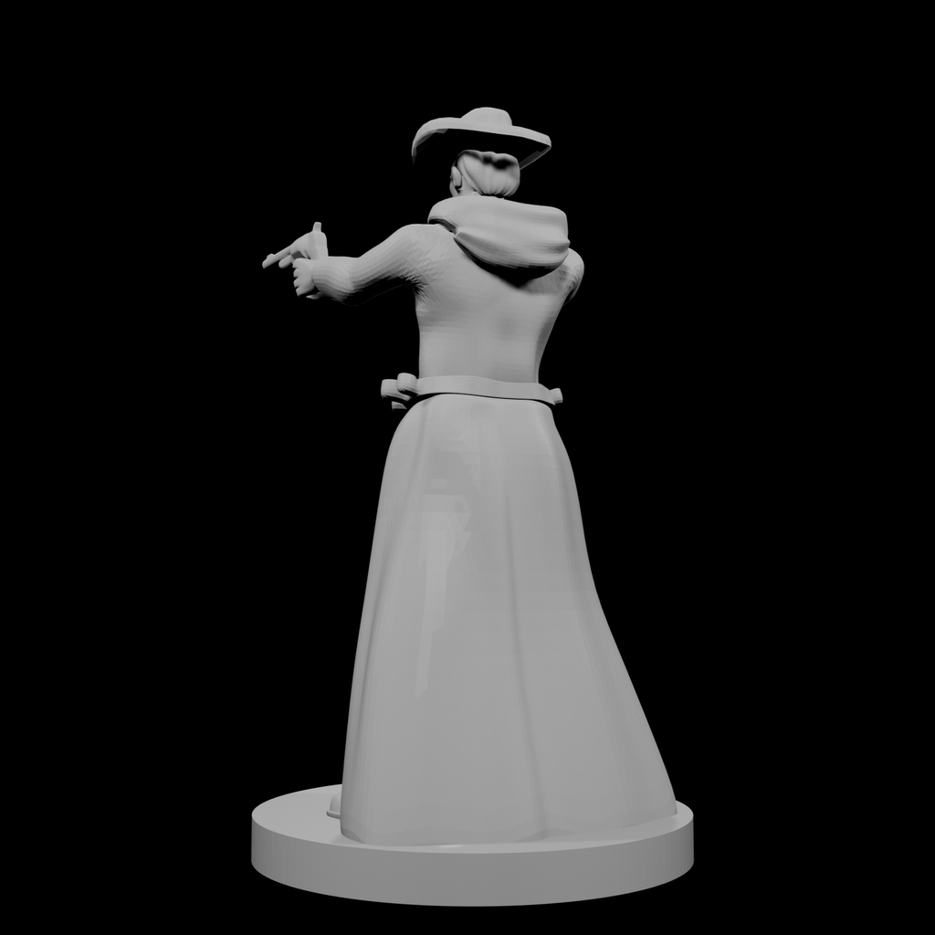 Human Gunslinger two Pistols Male
