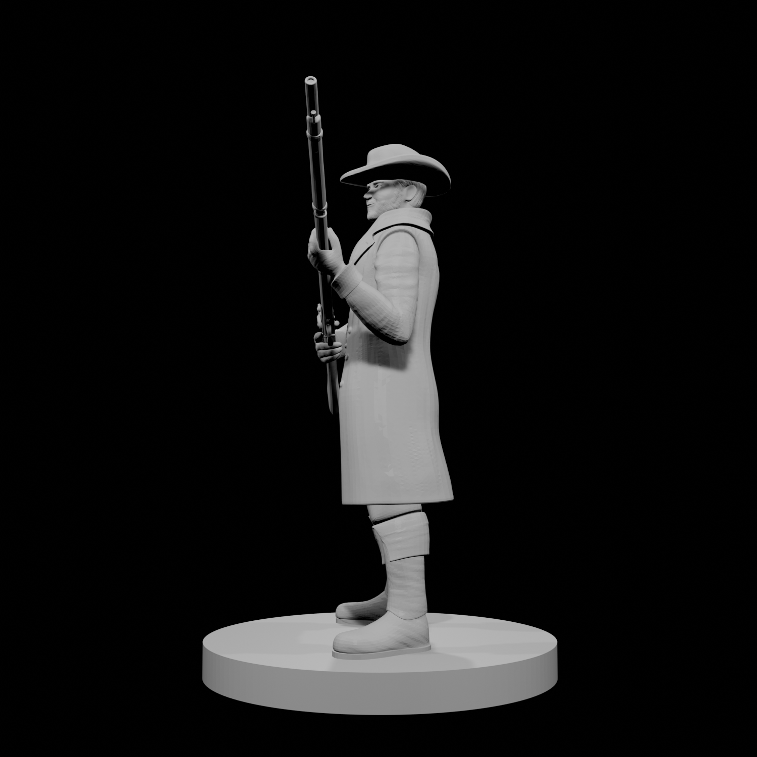Human Gunslinger with Musket
