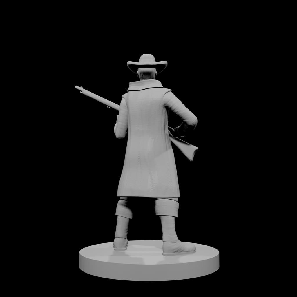 Human Gunslinger with Musket