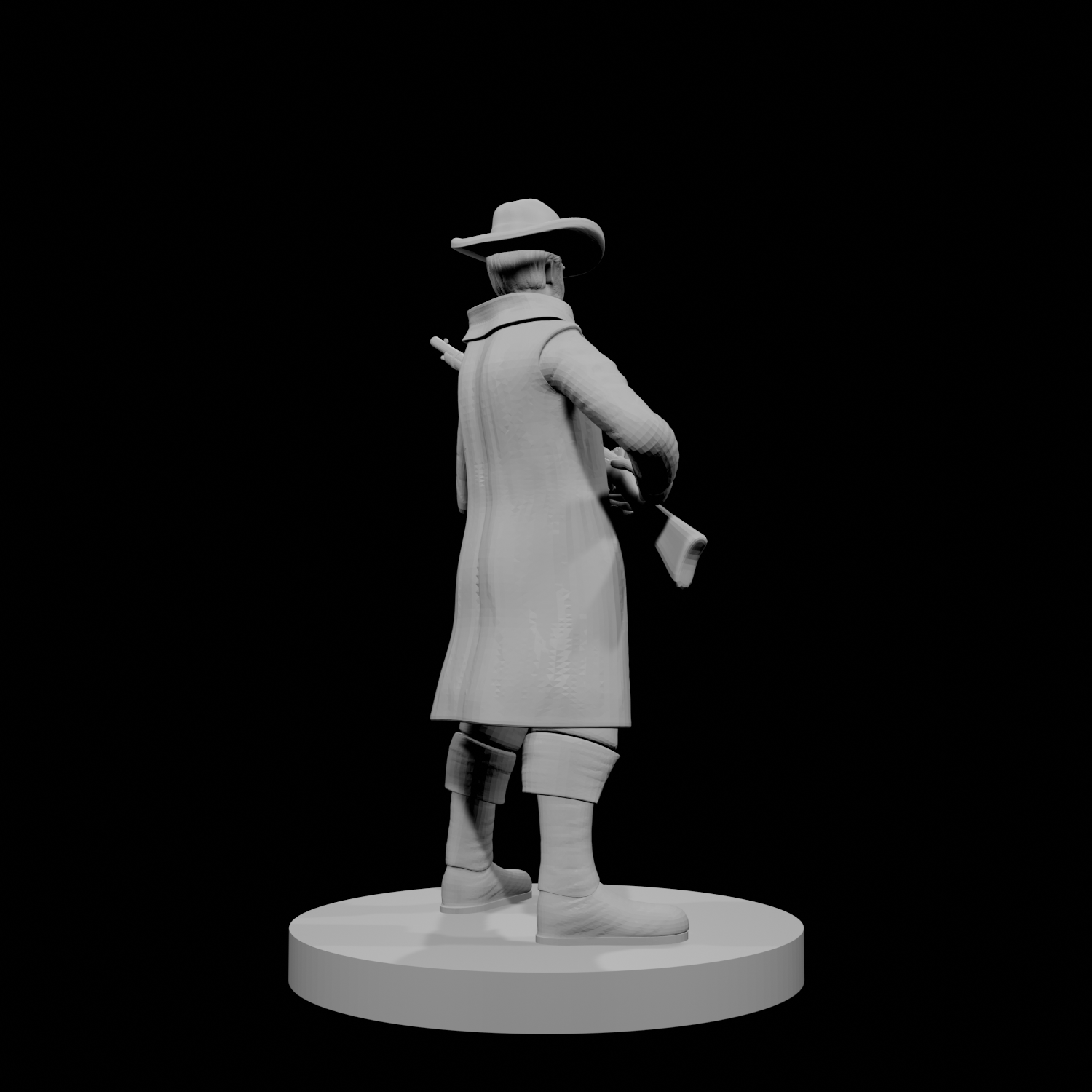 Human Gunslinger with Musket