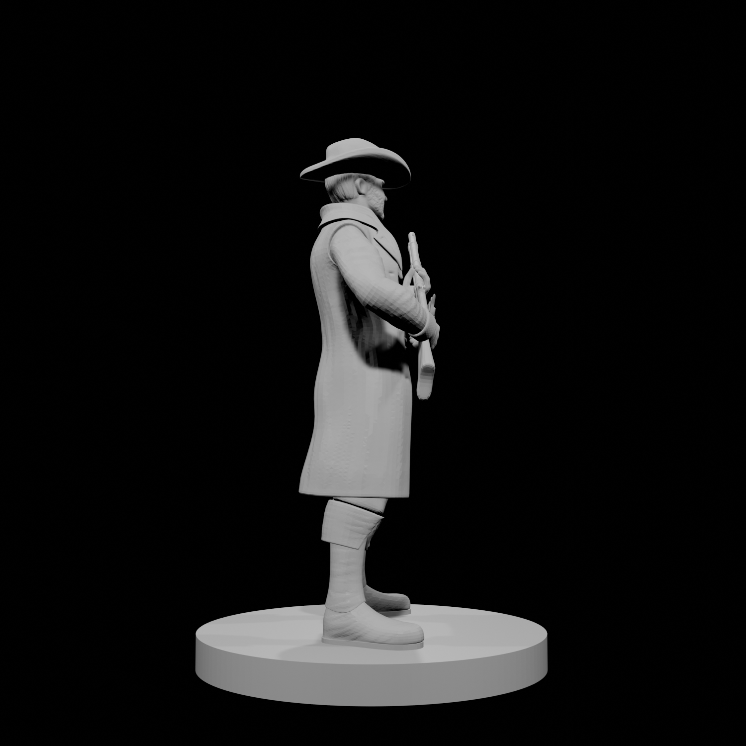 Human Gunslinger with Musket
