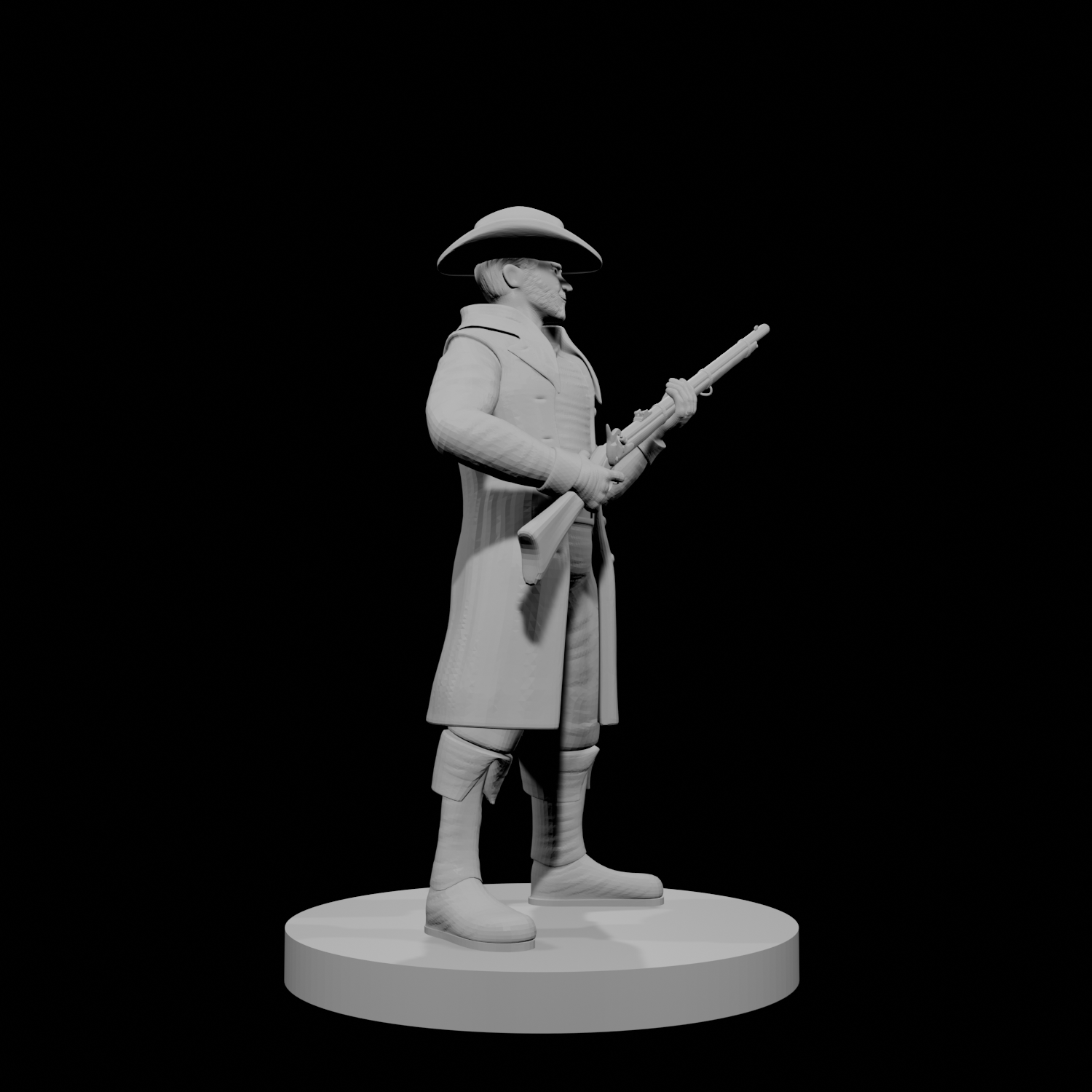 Human Gunslinger with Musket