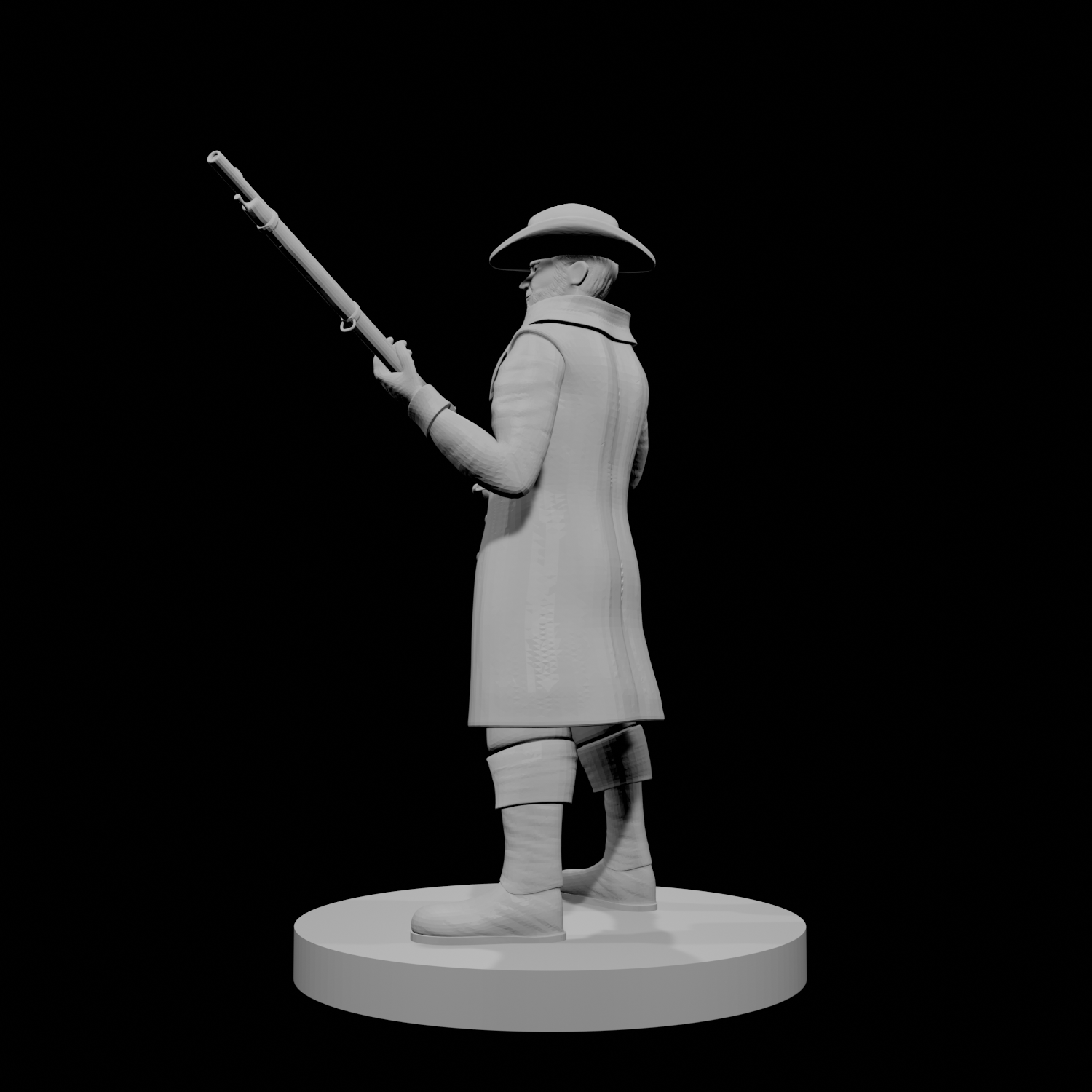 Human Gunslinger with Musket