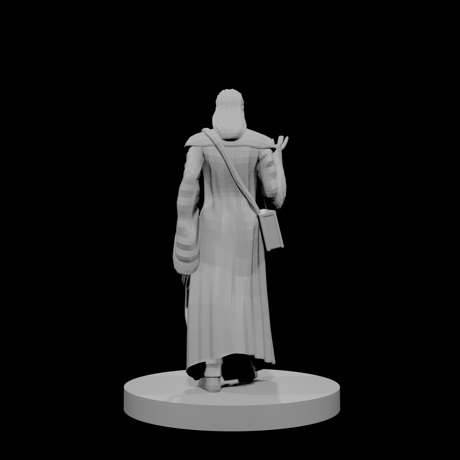 Human Magic Cleric with Whip